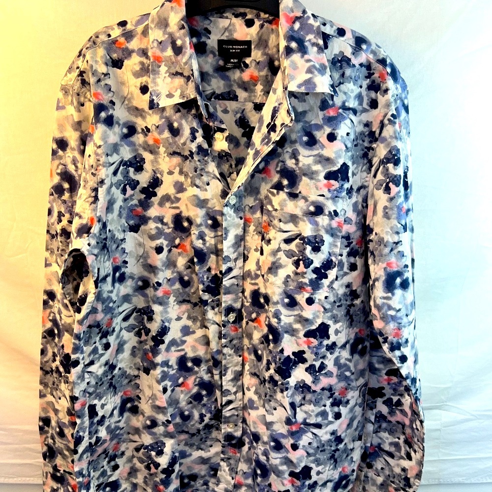 Club Monaco - Lot/Bundle of 5 Shirts - Men's S-L - Various Sizes & Fabrics - EUC